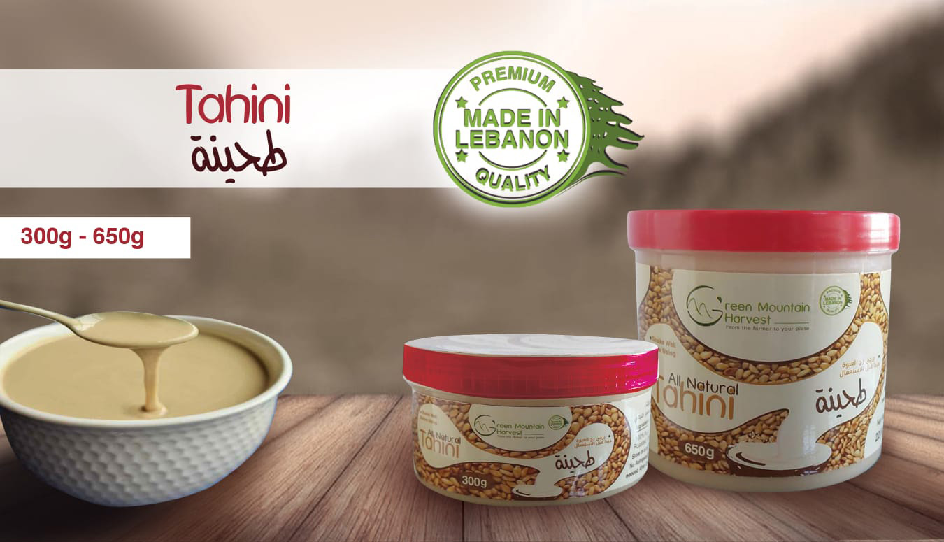 Tahini in a jar